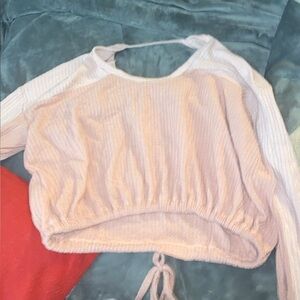 Hollister Light Pink Crew Neck Sweater
